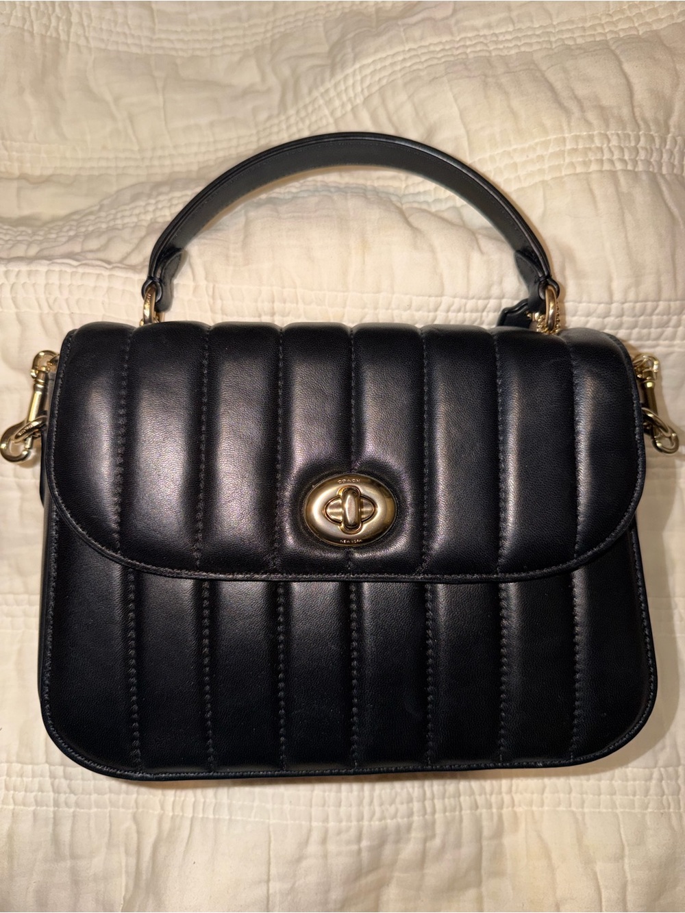 Coach Marlie Quilted Top Handle